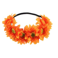 Rainbow Sunflower Flower Crown Pride Party Rainbow Daisy Headband Floral Crown Headpiece