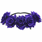 Rose Flower Headband Floral Crown for Garland Party